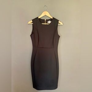 Black Calvin Klein Scuba Dress, Size 6